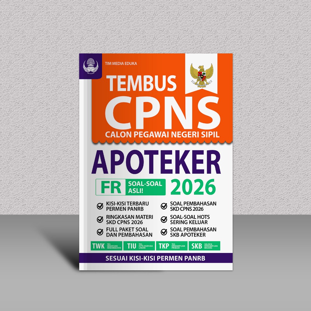 Buku Tes CPNS 2026 - Tembus CPNS Apoteker 2026