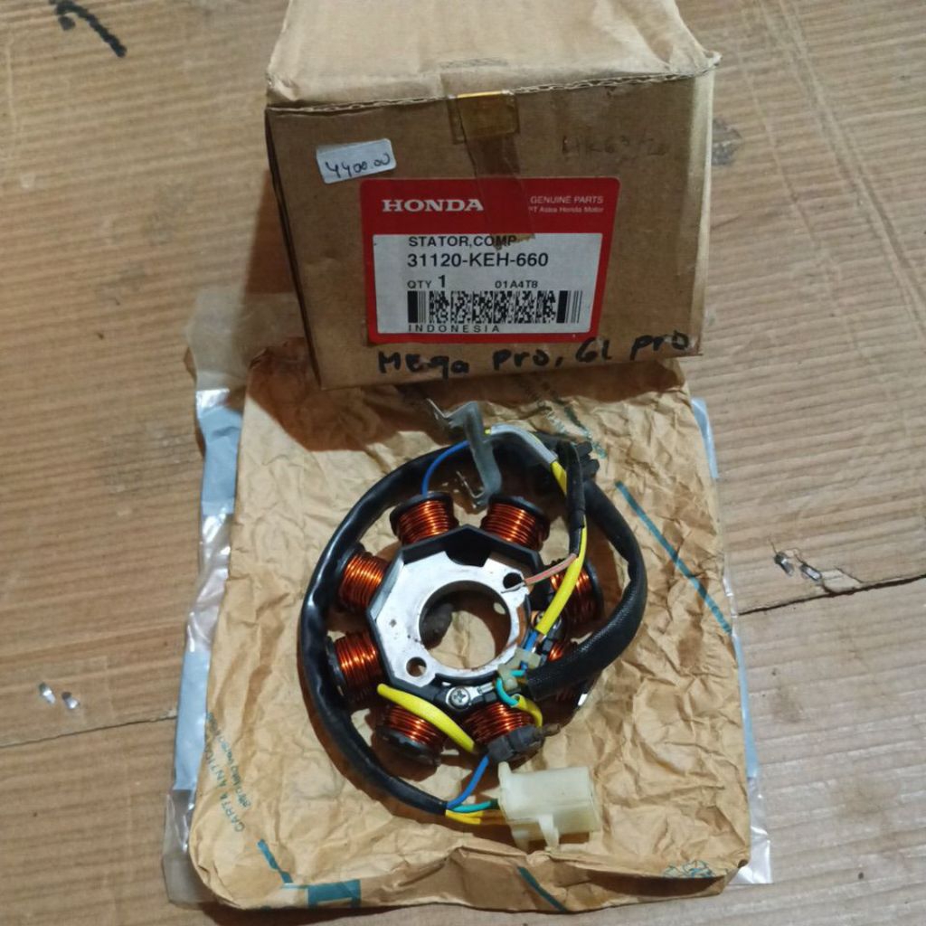 31120-KEH-660 Spool Spul Spol Stator Comp Megapro Lama Hiu 2000 - 2004 Double Stater