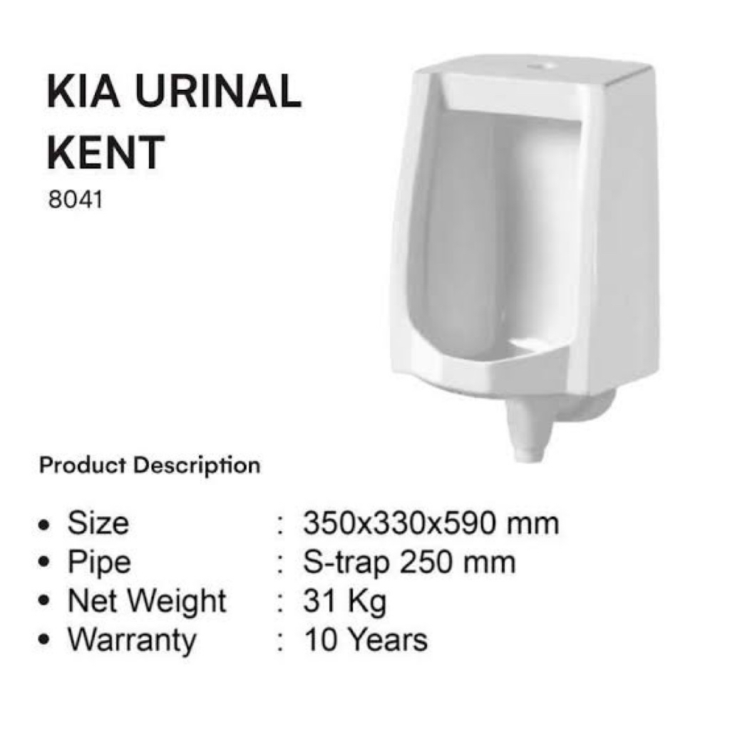 urinal urinoir kia lengkap set ( instan pku )