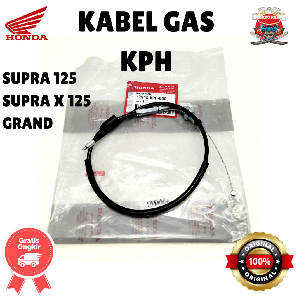 ASLI ORIGINAL KABEL GAS HONDA AHM KPH SUPRA 125 SUPRA X 125 GRAND