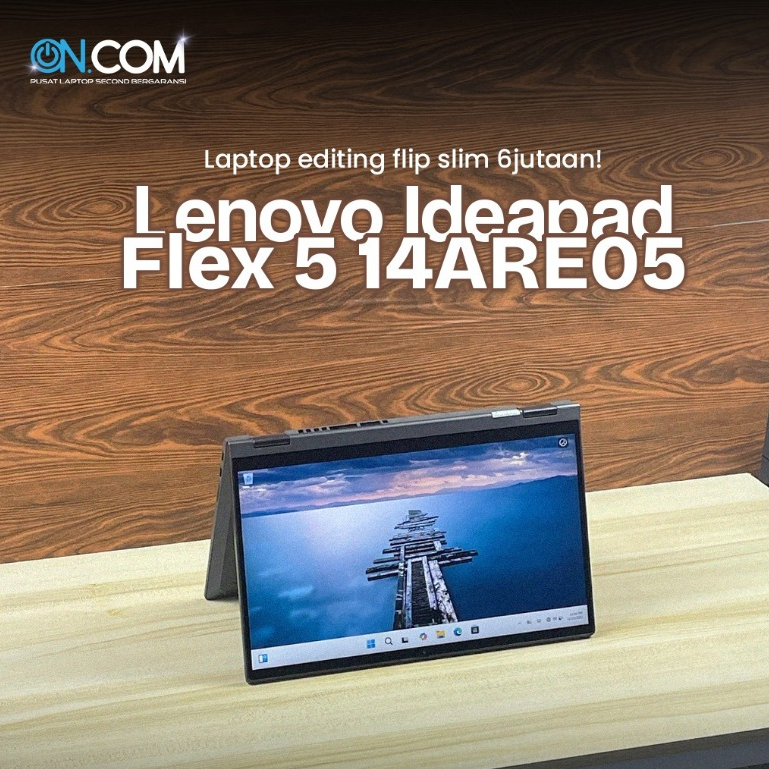 Lenovo Ideapad Flex 5 14ARE05/AMD Ryzen 7 4700U/RAM 16 GB/SSD 512 GB/Garansi toko 1 bulan