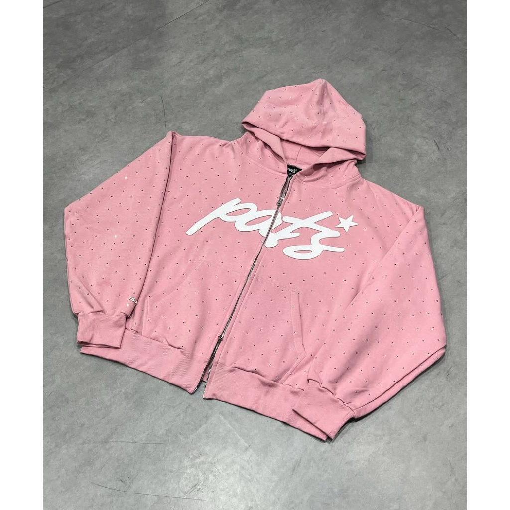 PARTY AT THE SOUTH HOODIE ZIP PINK (PATS ZIP HOODIE)