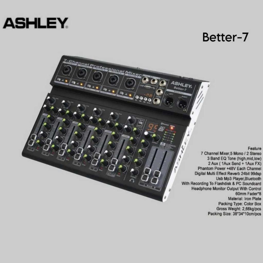 Mixer audio ashley BETTER-7 Mixer Ashley Better 7