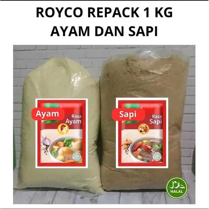 Kaldu Royco 1kg Penyedap Ayam & Sapi Gurih