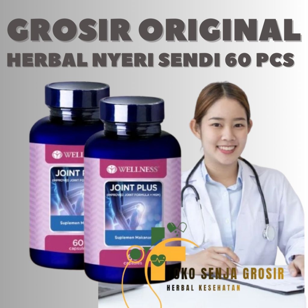 JOINT PLUS WELLNESS 60 CAPSULE ORIGINAL ASLI 100%  BPOM