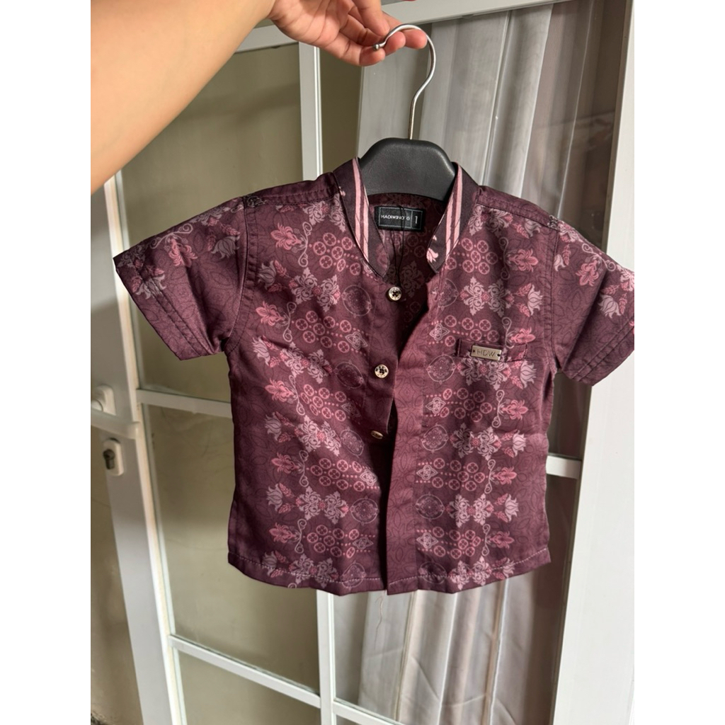 Ranu Kemeja Koko Kids Kurta Anak by Jasmine Lidia Hadiwinoto (Preloved)