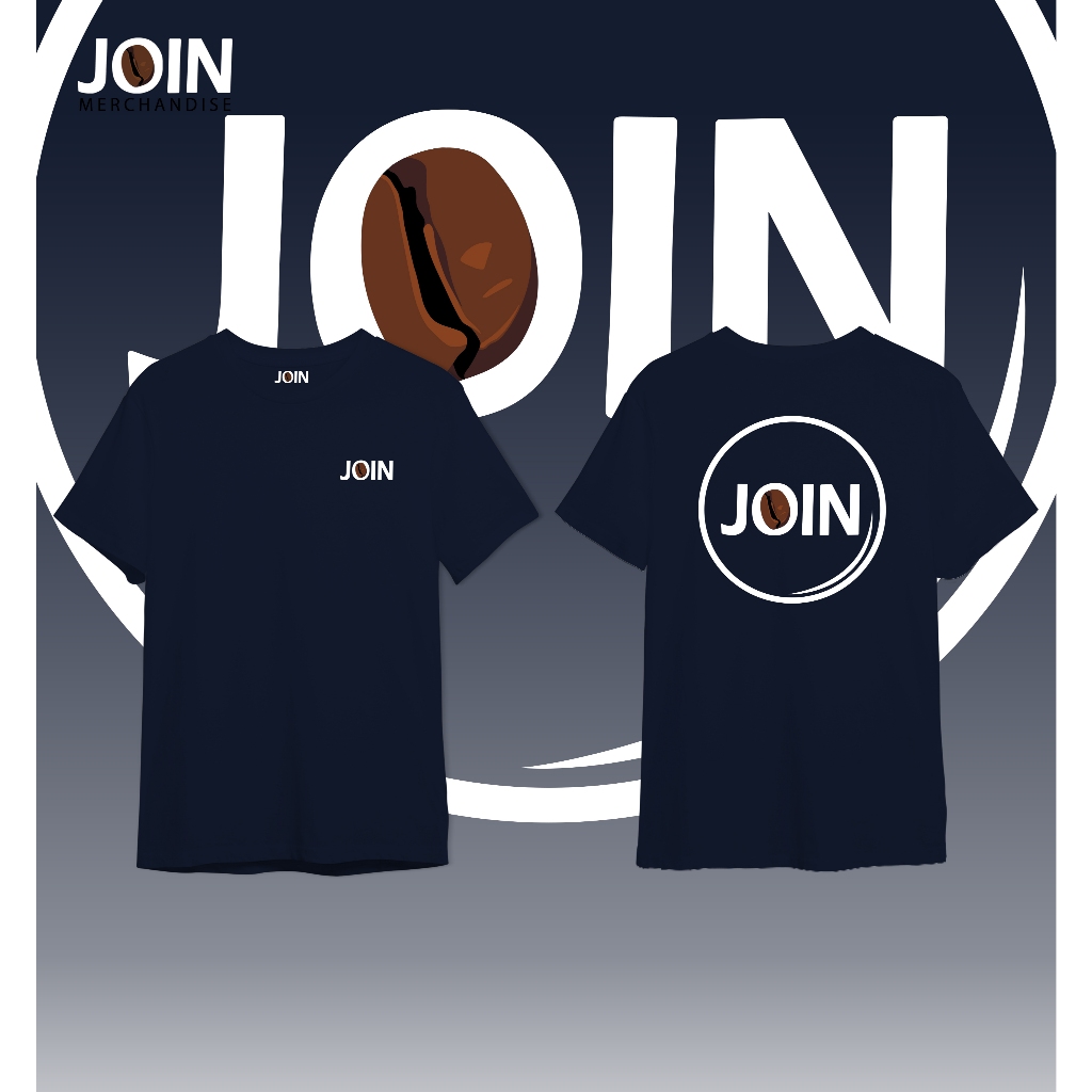 Tshirt Join LOGO Navy / Kaos Join Merchandise / Official Merch Join Kopi
