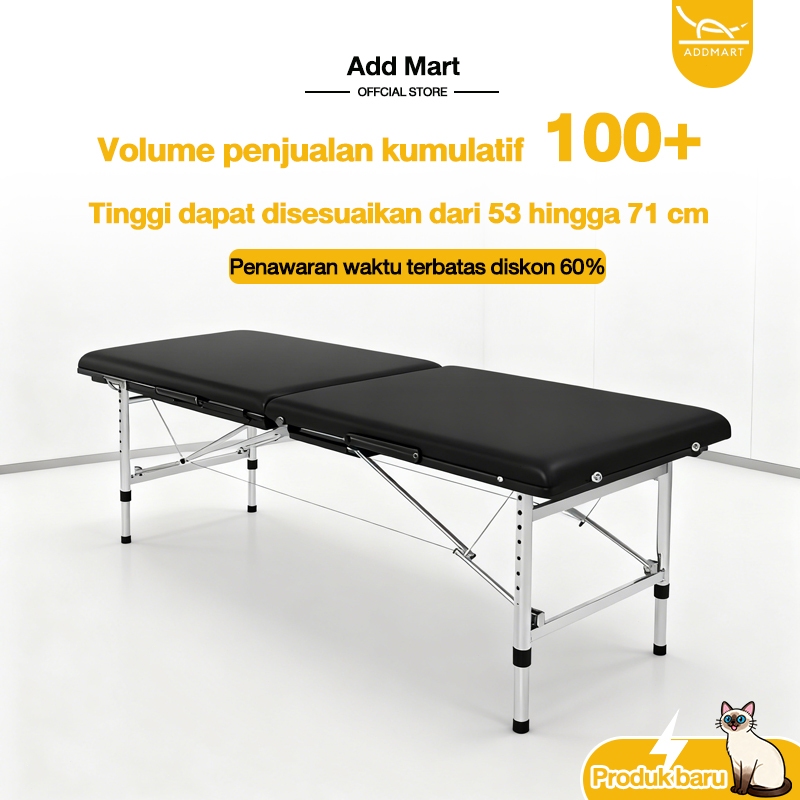 Tempat Tidur Pijat Lipat Folding Beauty Bed Meja Pijat Untuk Spa Kasur Spa Therapy Treatment Bed
