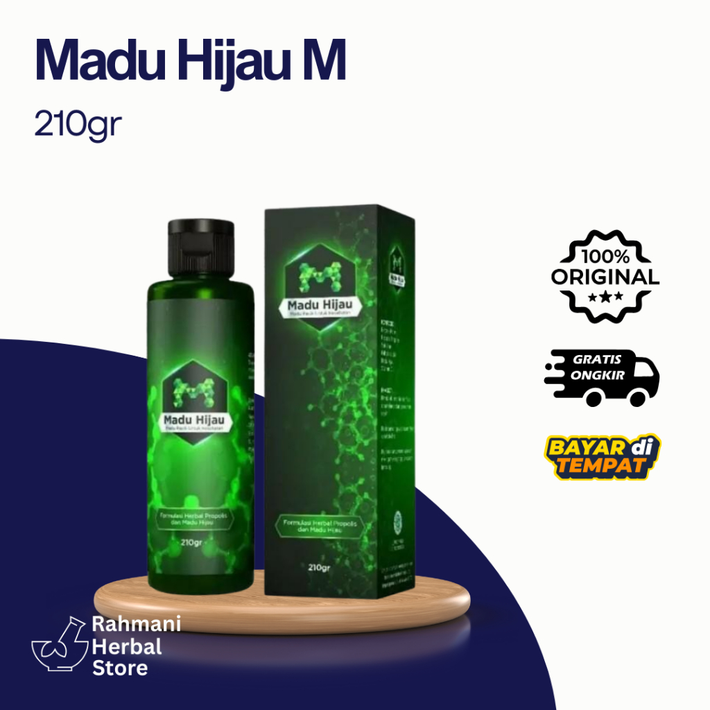 Madu Hijau 210gr – Herbal Lambung & Pencernaan, Anti Radang & Detoks BPOM