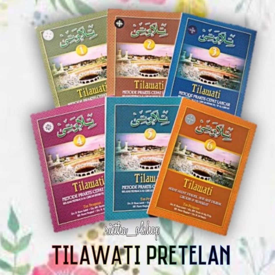 Tilawati jilid 1 sampai 6 PRETELAN ORIGINAL