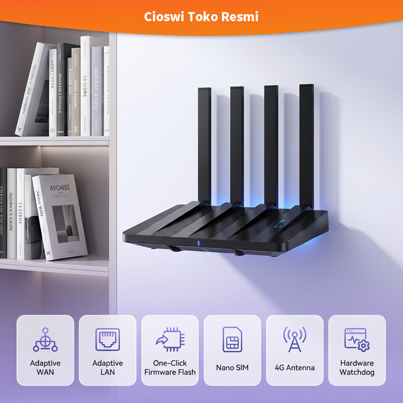 Cioswi Router dual-band| Modem  | 4G WiFi | 1500Mbps | LTE Router | All Operator | SIM Card |