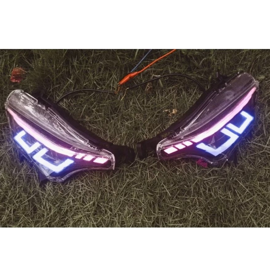 lampu sein supra x 125 batman custom lazy