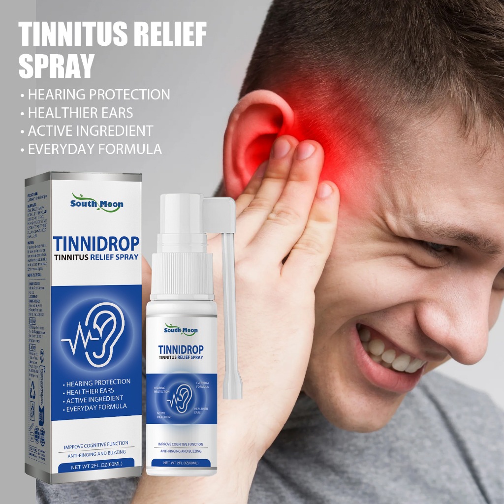 Beli 2 Gratis 1 South Moon Tinnitus Relief Spray 60ml Semprotan Telinga Obat Tetes Telinga Congek Be