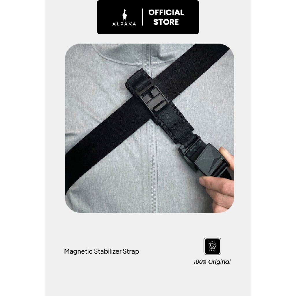 Alpaka Magnetic Stabilizer Strap For Alpaka Sling Bag Messenger etc