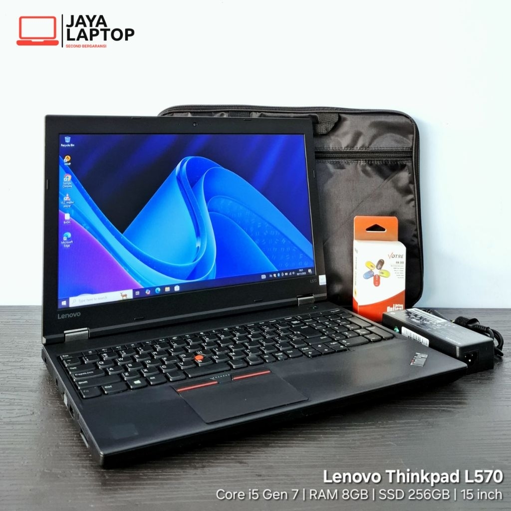 Lenovo Thinkpad L570 Core i5 Gen 7 RAM 8GB SSD 256GB 15 inch Laptop Second Bekas Murah
