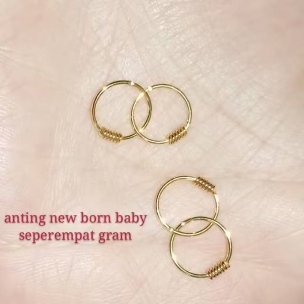 anting bayi aksesoris emas muda