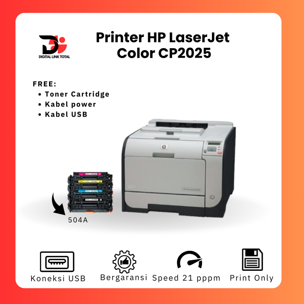 HP Laserjet CP2025 Color Printer