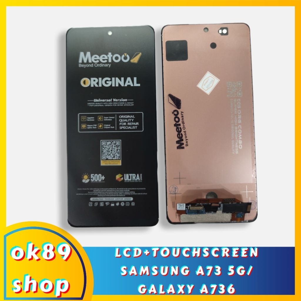LCD+TOUCHSCREEN SAMSUNG A73 (5G) / GALAXY A736 MEETOO BLACK