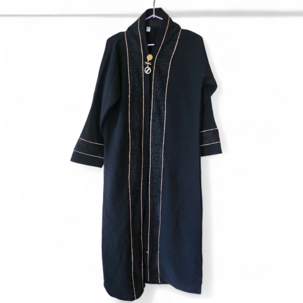 gamis abaya arab anak warna hitam size S