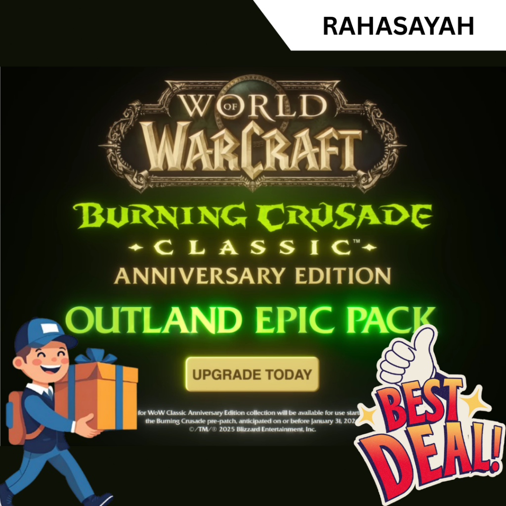 world of warcraft burning crusade classic anniversary edition epic pack tbc