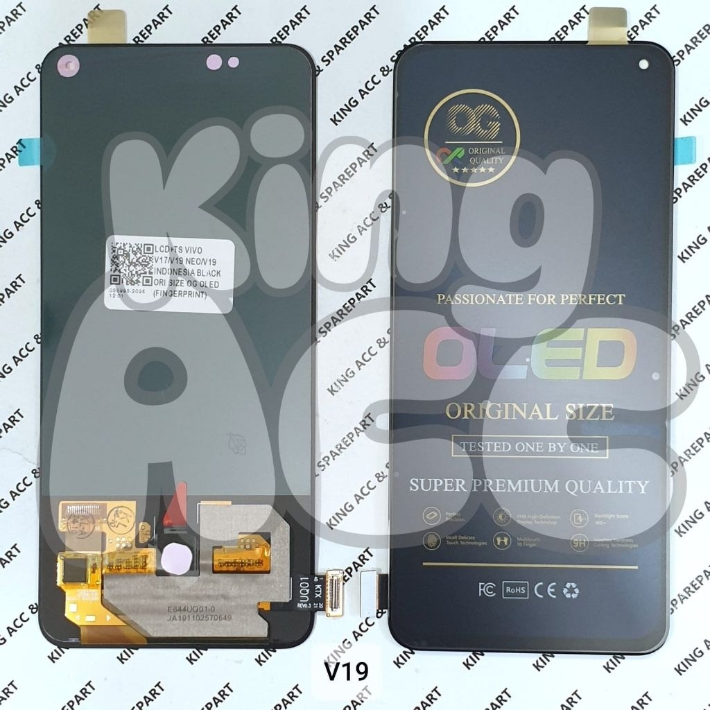 LCD TOUCHSCREEN VIVO V17 / V19 NEO / V19 INDONESIA FINGERPRINT FUNGSI OG OLED