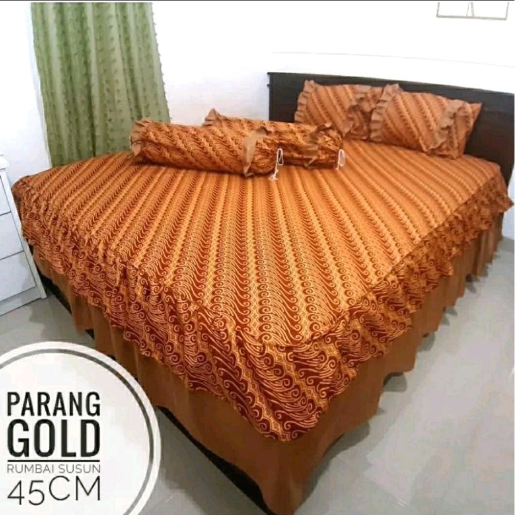 Sprei Batik Klasik Disperse Rumbai