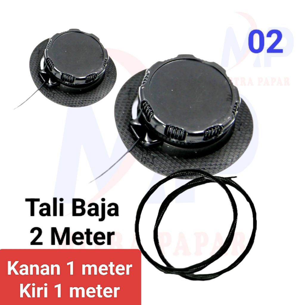 Tali sepatu putar Polos (02) Knop kecil  pdh pdl  tali (2x100cm) 1 pasang