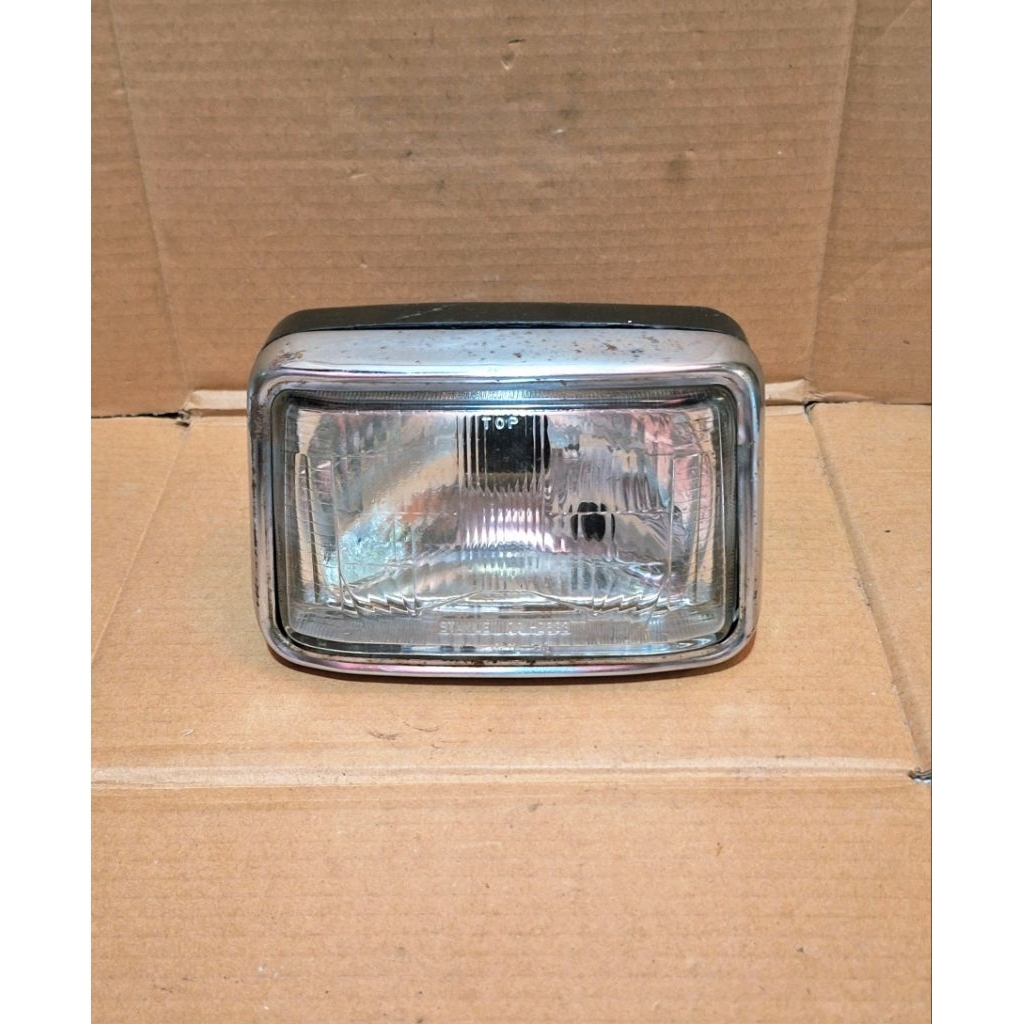 headlamp lampu depan honda gl max, gl neotech list crom original