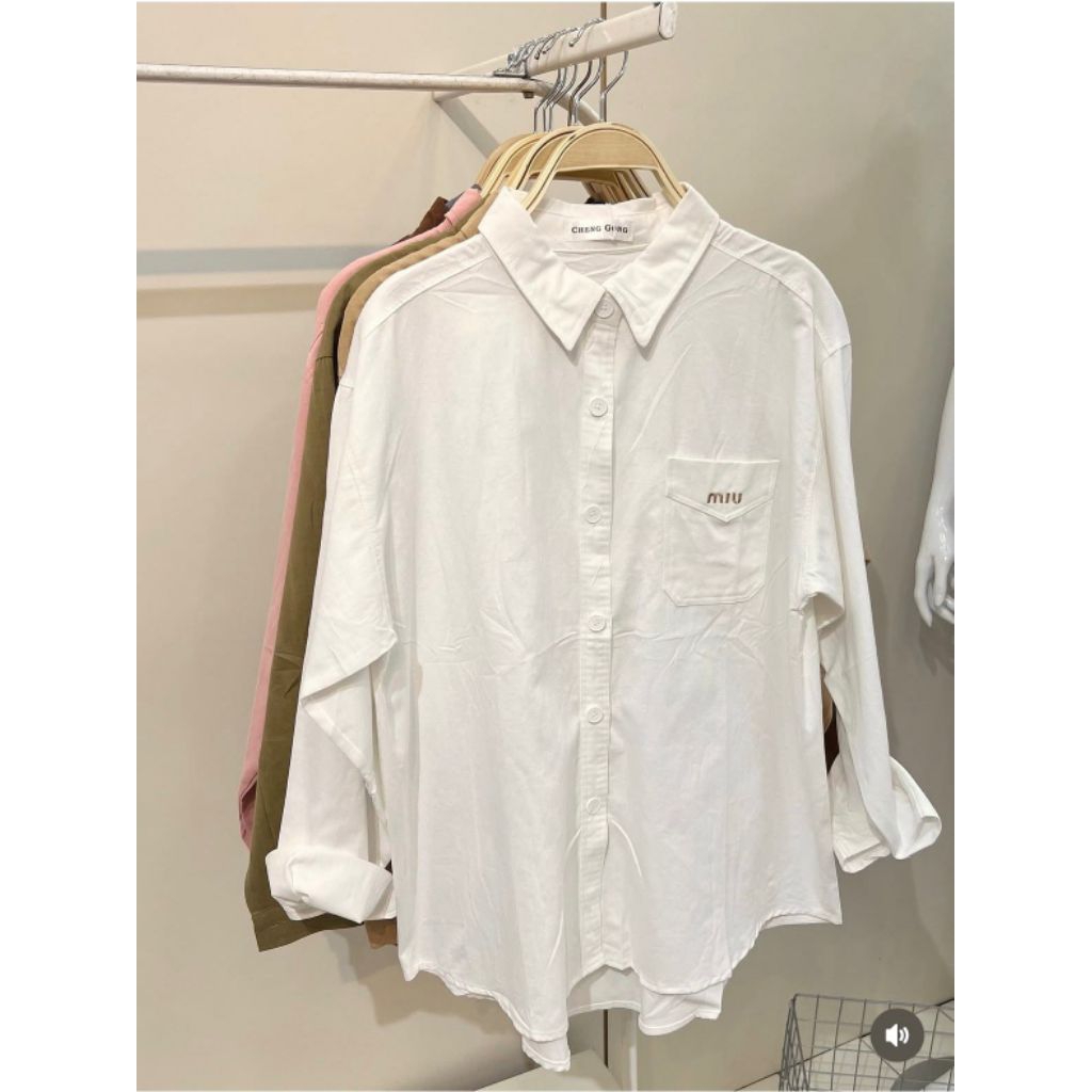 Atasan wanita/kemeja Miu Miu /santai polos