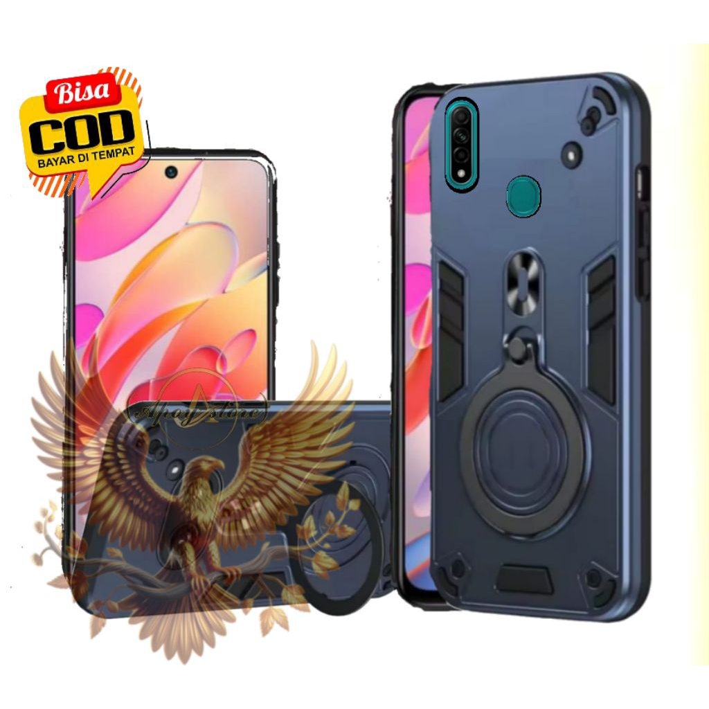 CASE HP OPPO A31 (2020) CASE ROBOT HIT EYE RING PRO CAMERA HARDCASE ARMOR NEW COVER