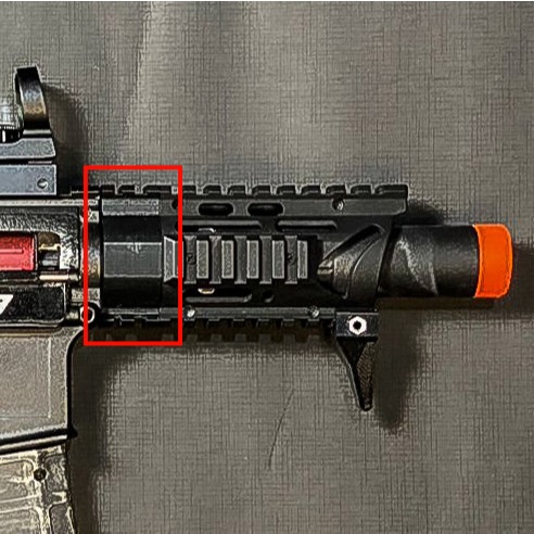 Adaptor front Ris M4 Cobra CQB Cebol