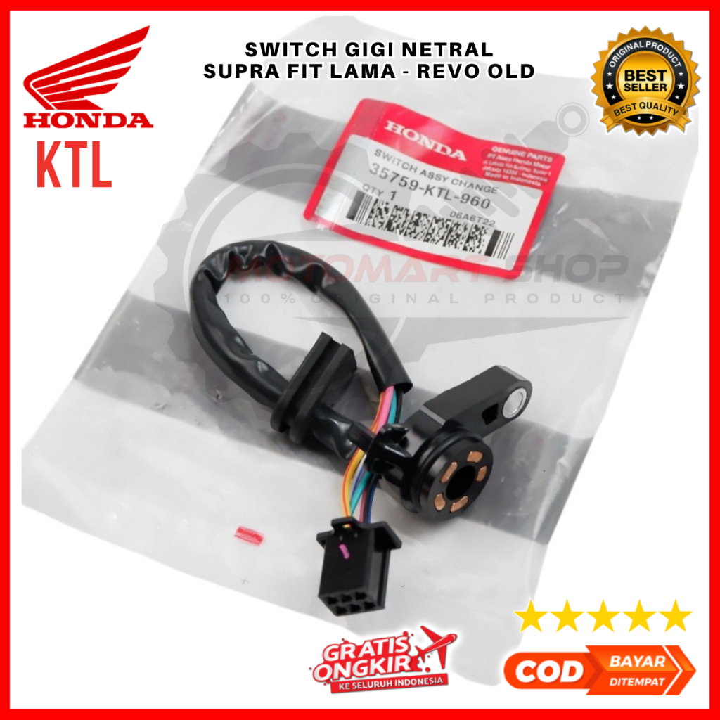 Switch Gigi Netral Honda Supra Fit Lama & Revo Old - KTL