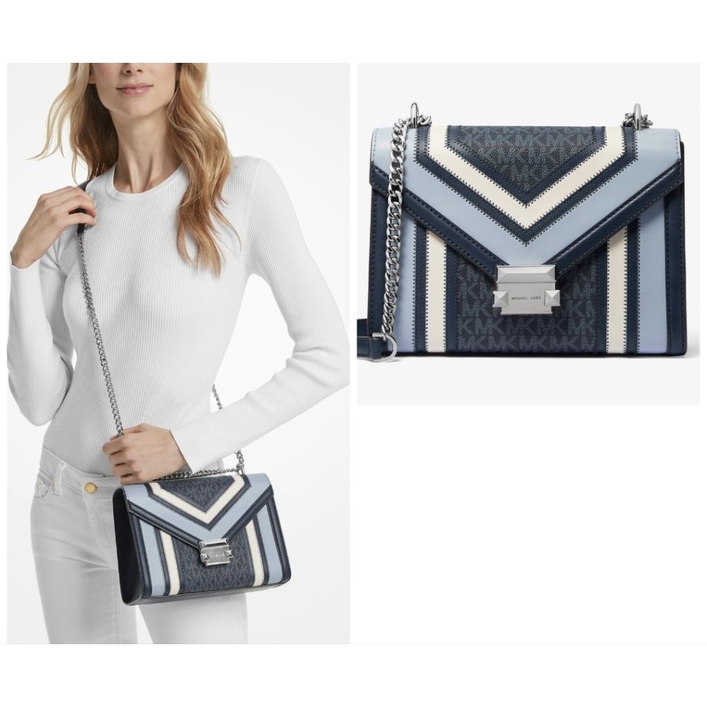 Tas MK Whitney Medium Flap Chain Shoulder bag sz 23x17x8cm