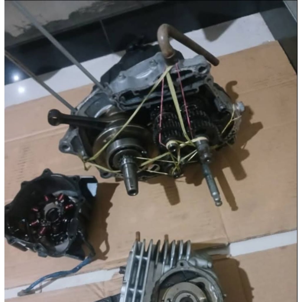 mesin tiger zongg set rasiyo gigi 6 set as kruk tiger L66 bahan mp tiger