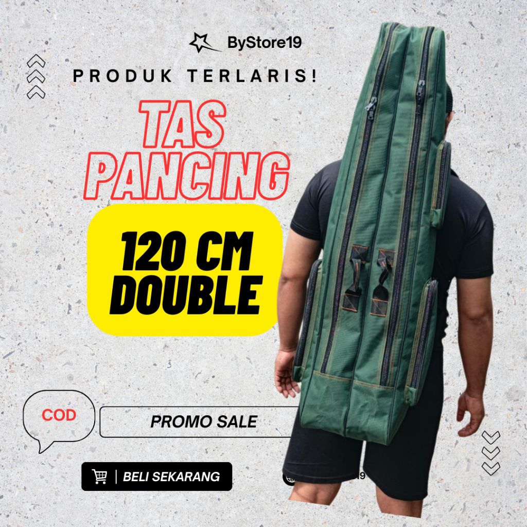 TAS PANCING JUMBO 120CM BAHAN KAIN TERPAL TRUK ANTI AIR,AWET DAN TEBAL