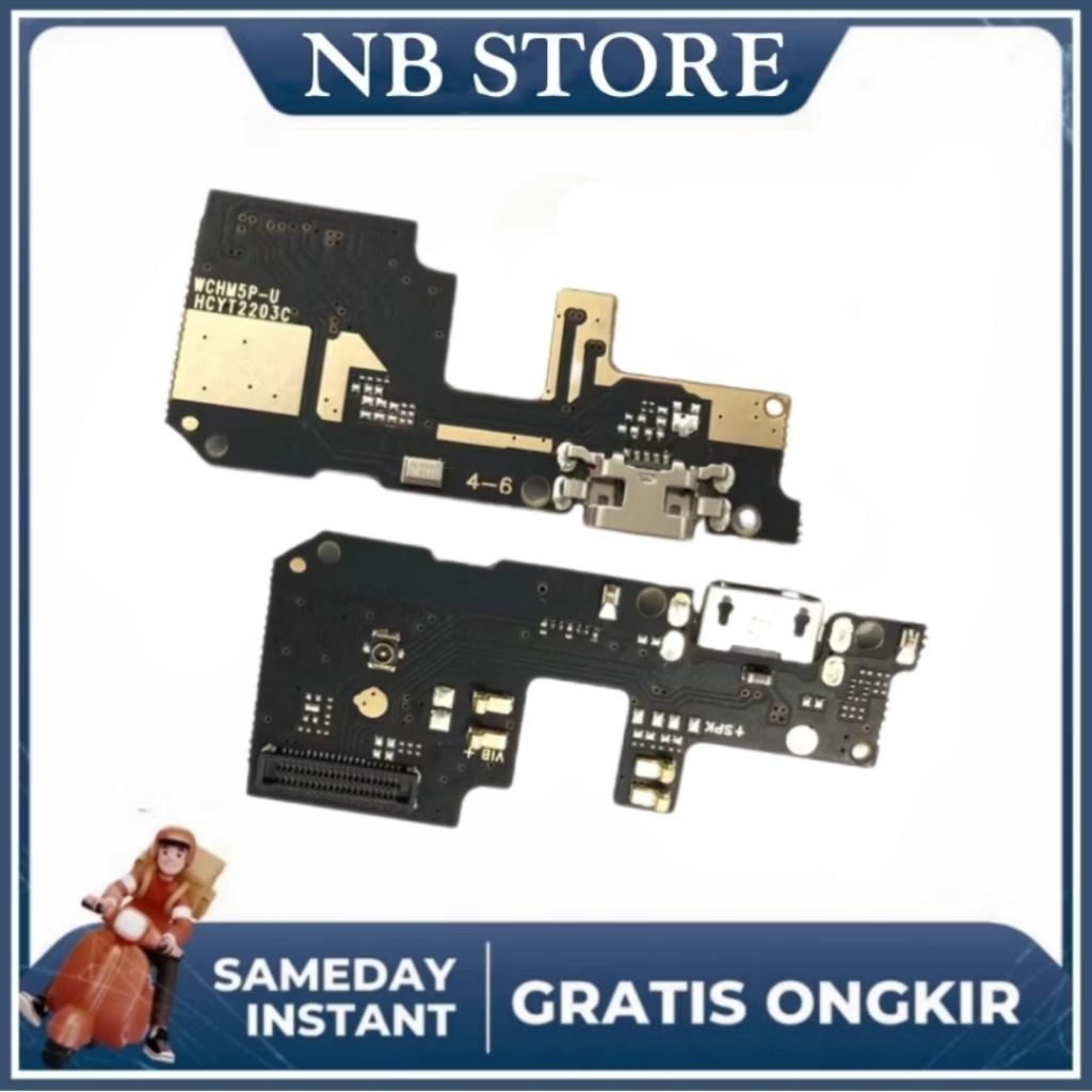 KONEKTOR XIAOMI REDMI 5+ / REDMI 5 PLUS CAS + MIC PAPAN CAS + IC ORYGINAL