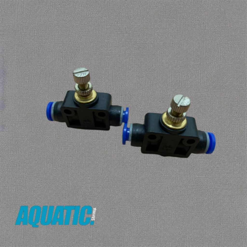 Kran Co2 valve air flow pengatur besar kecil co2 diy aquascape