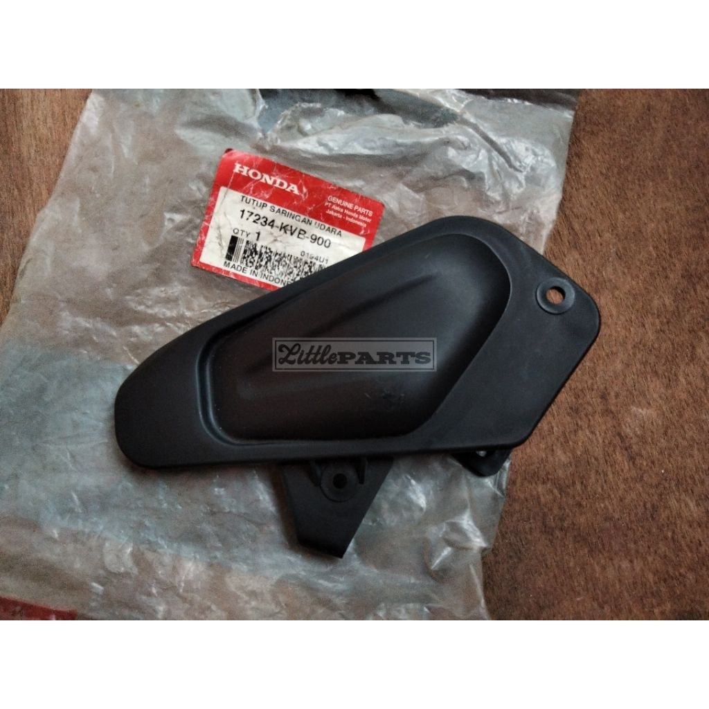 Cover tutup samping saringan box filter udara honda vario 110 techno karbu ori original ahm