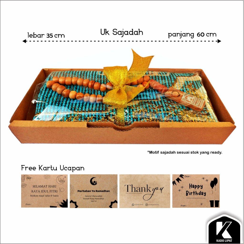 Souvenir Sajadah Kecil Free Tasbih Paket Parcel Souvenir Aqiqah Umroh Haji Tahlilan Murah