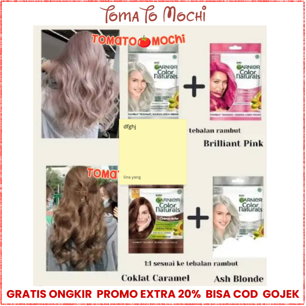 GARNIER Paket Mix Hair Colour Pewarna Semir Rambut
