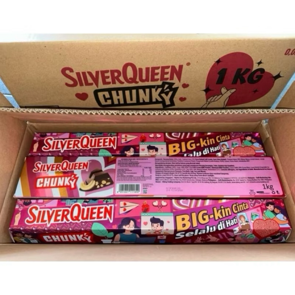 Coklat Silverqueen Chunki | Coklat Silverqueen Big 1kg/pcs