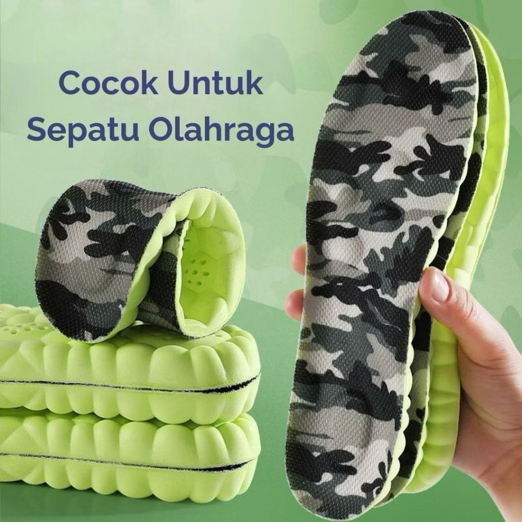 Insole Busa Memori / Insole Dalam Sepatu Pria Wanita Sol Alas Kaki Alas Sepatu Empuk / Insole Sepatu