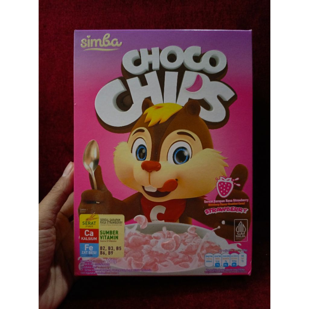 Simba Choco Chips Strawberry 150 g