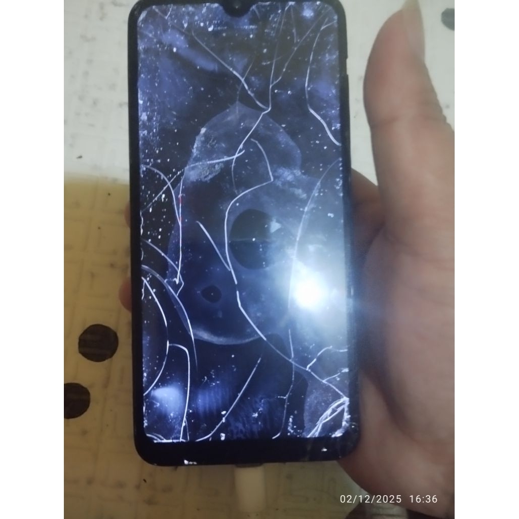 Hp Minus Oppo A1k LCD Pecah