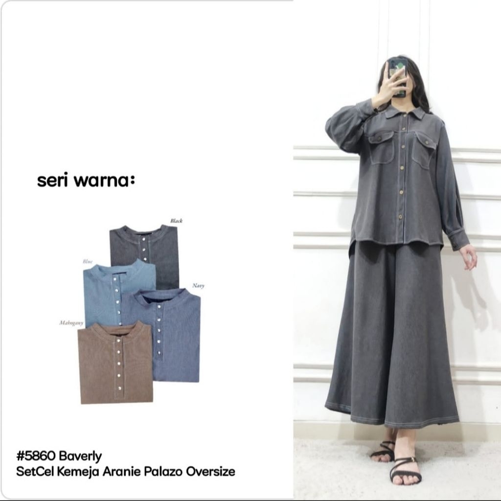 Setelan Celana Knit Baverly Cantik Premium Terbaru Kekinian CLARKE ORI