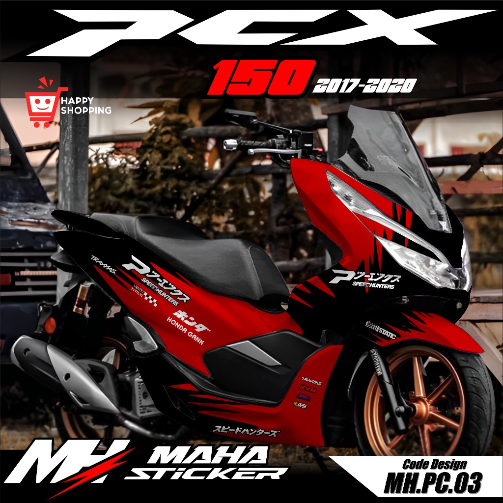Maha Decal - Decal Sticker PCX 150 2017 2018 2019 2020 Fullbody