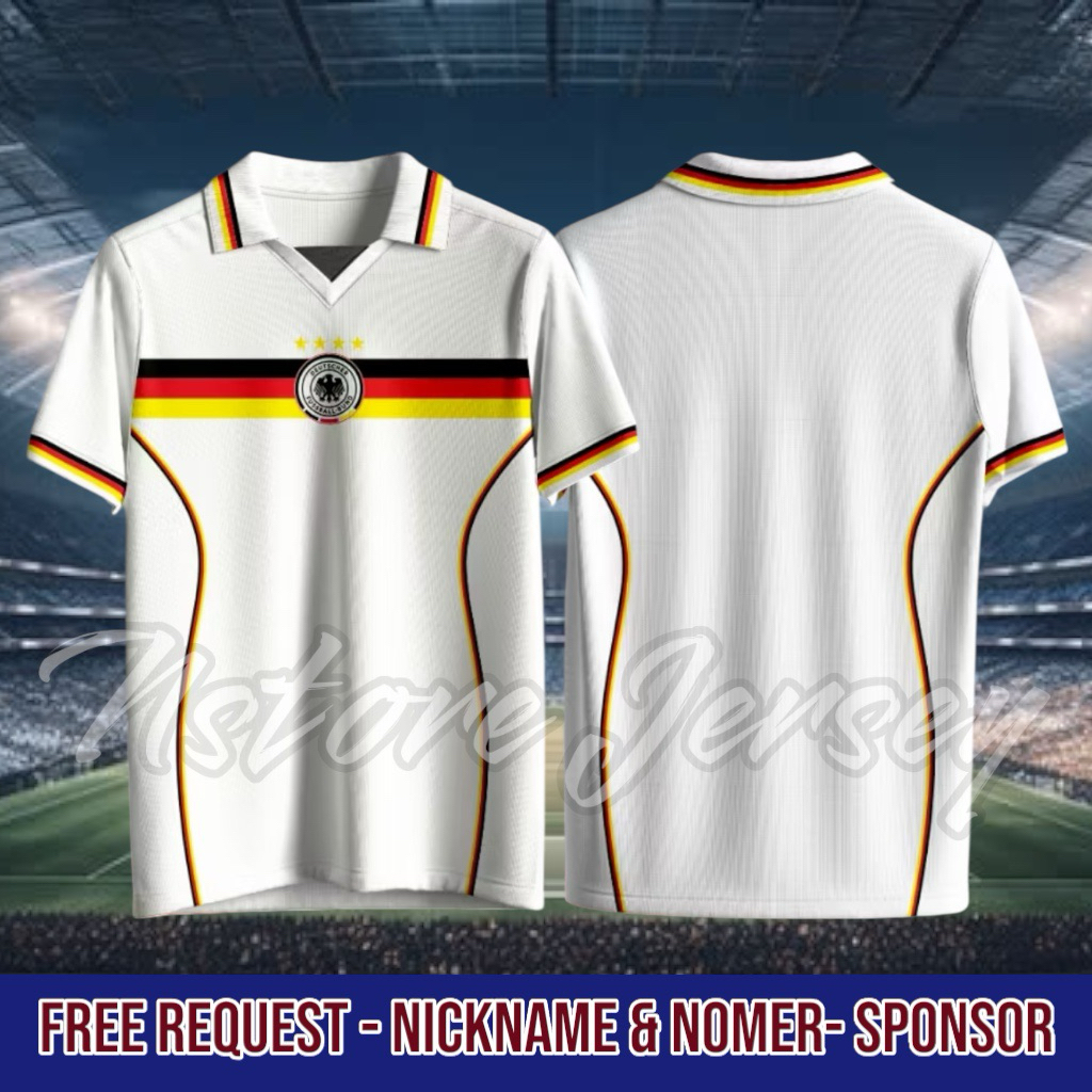 JERSEY TSHIRT GERMAN JERMAN FANTASY DRYFIT EMBOS