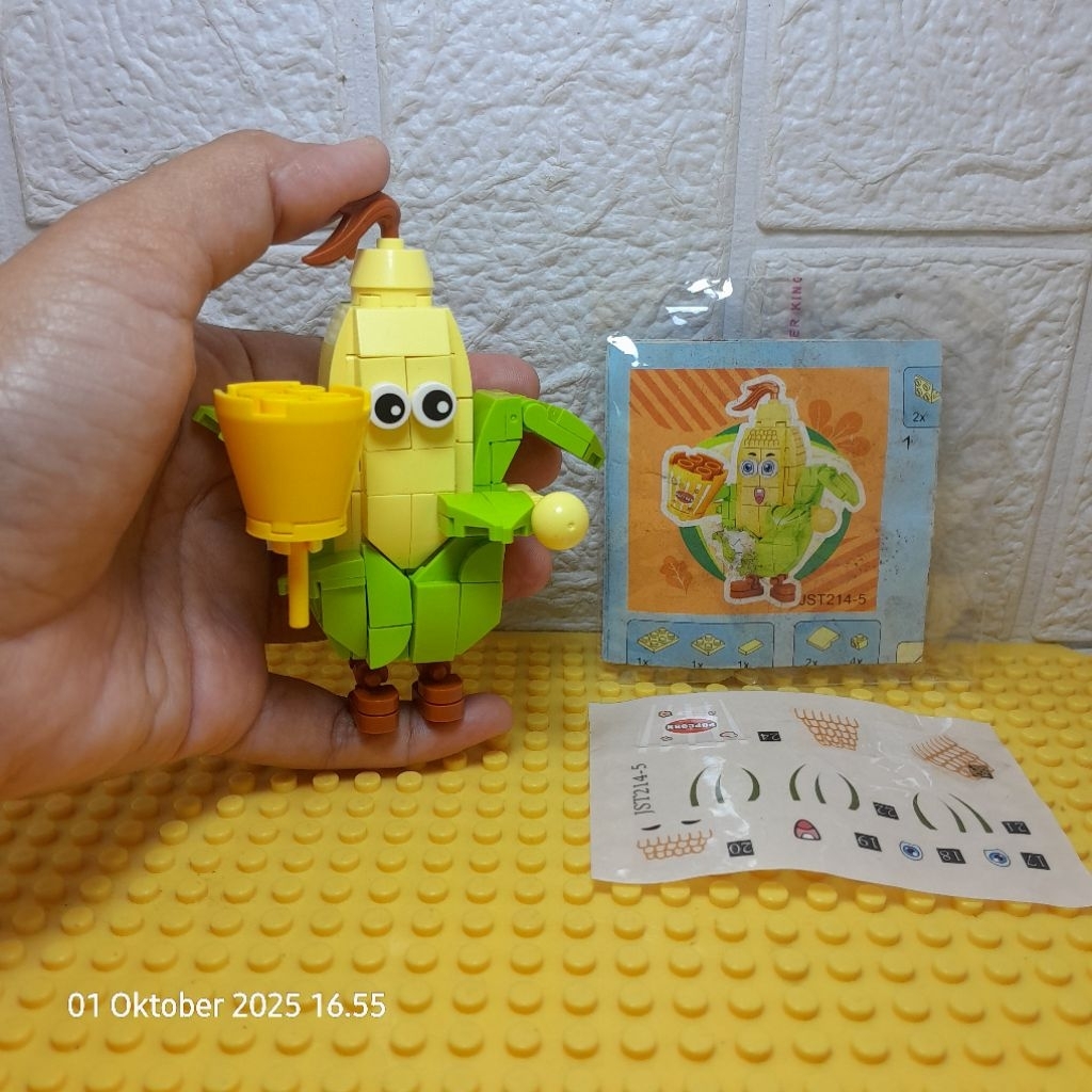 Lego brick kw pesawat - lego robot- lego mainan edukasi