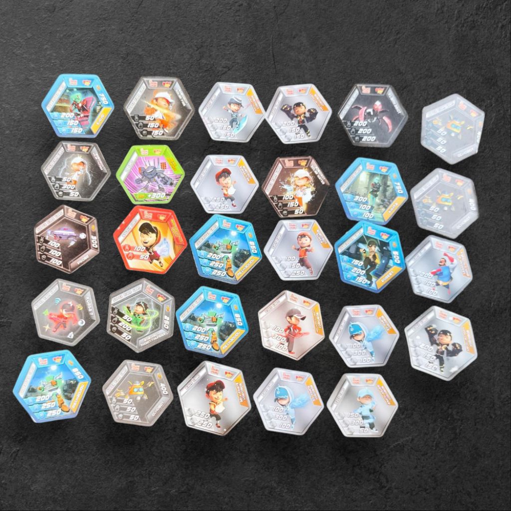 29 Kartu Choki-choki Boboiboy 2016