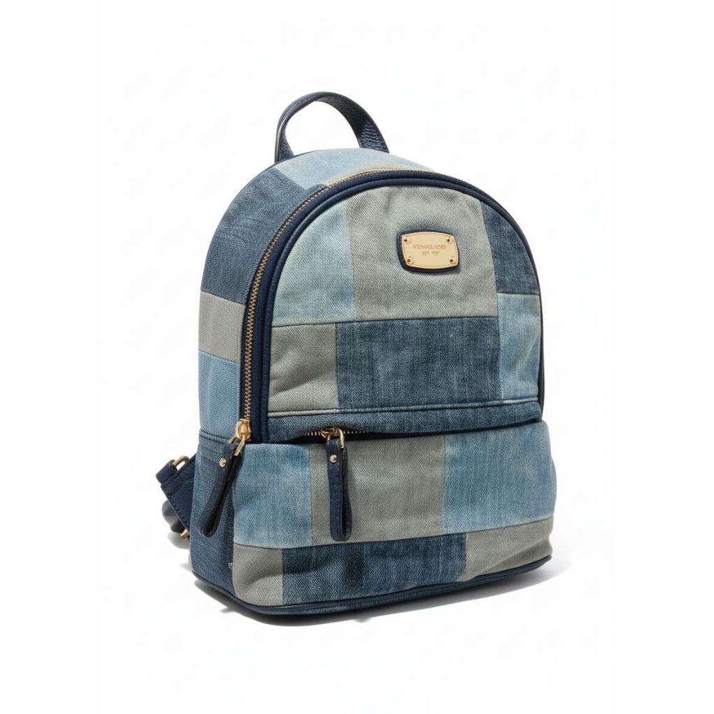 Backpack MK Denim mix kulit Second Branded
